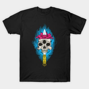 Lotus skull T-Shirt